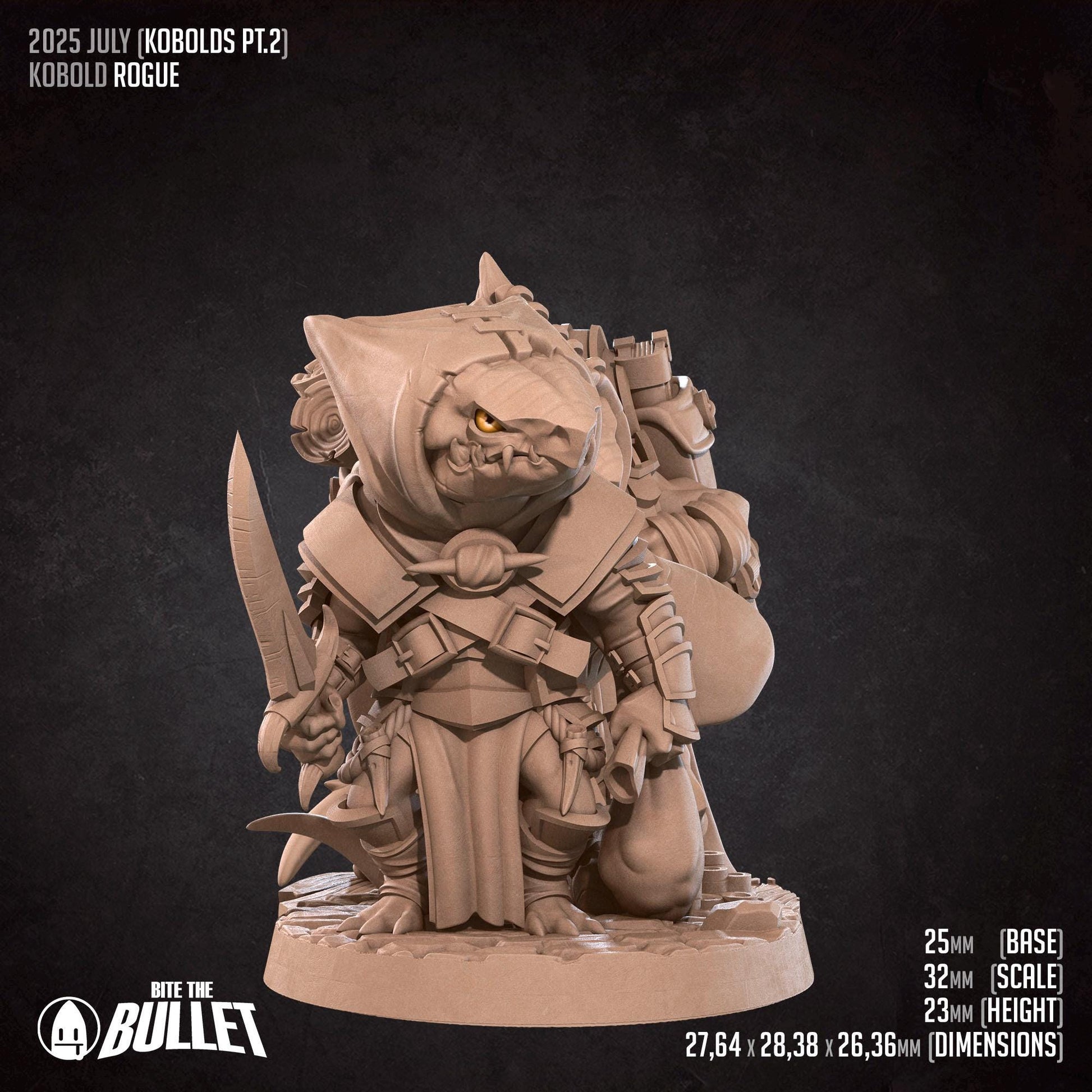 Rogue | Kobolds Pt. 2 | Bite The Bullet | 35mm Scale | Resin Printed Tabletop RPG Miniature Figures