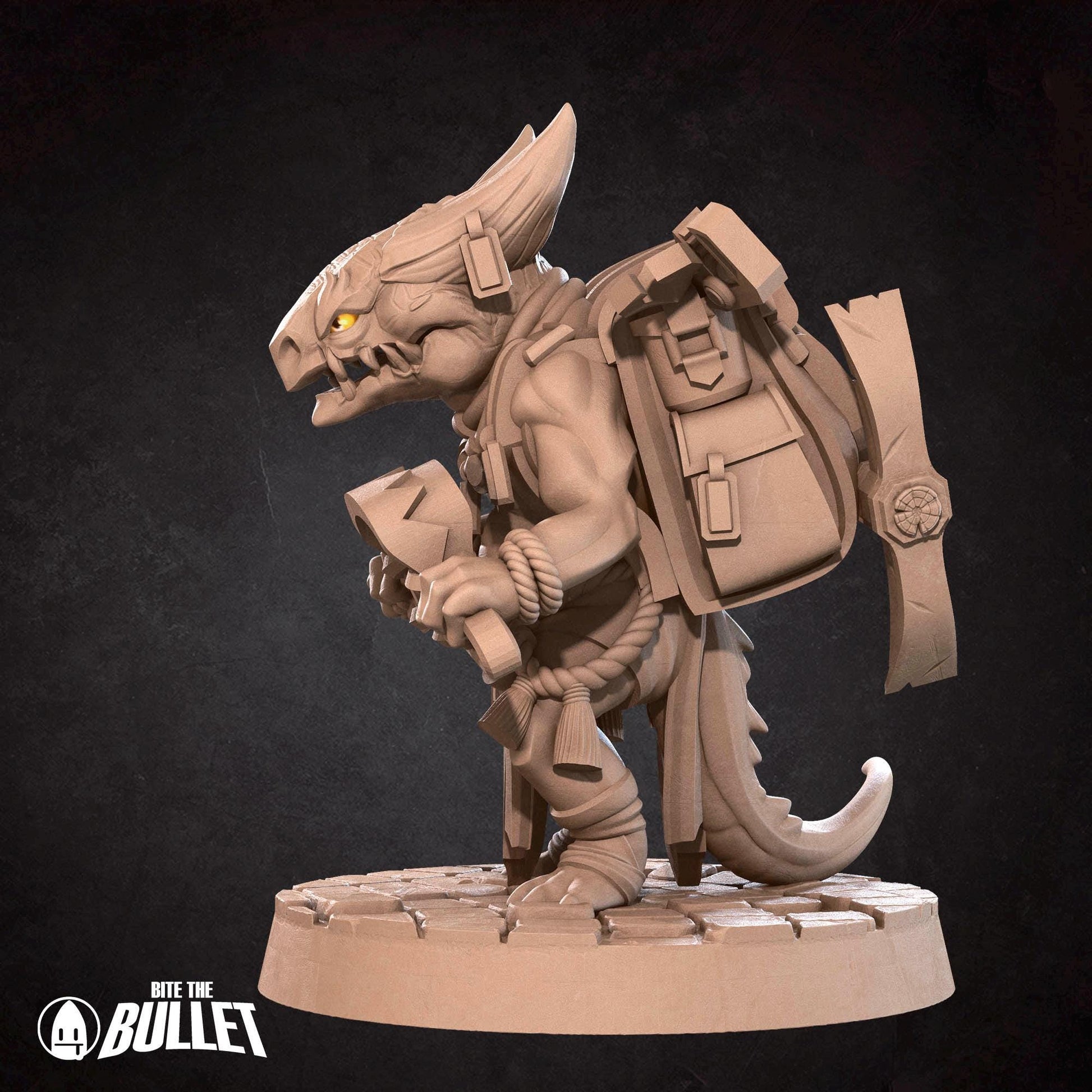 Trapper | Kobolds Pt. 2 | Bite The Bullet | 35mm Scale | Resin Printed Tabletop RPG Miniature Figures