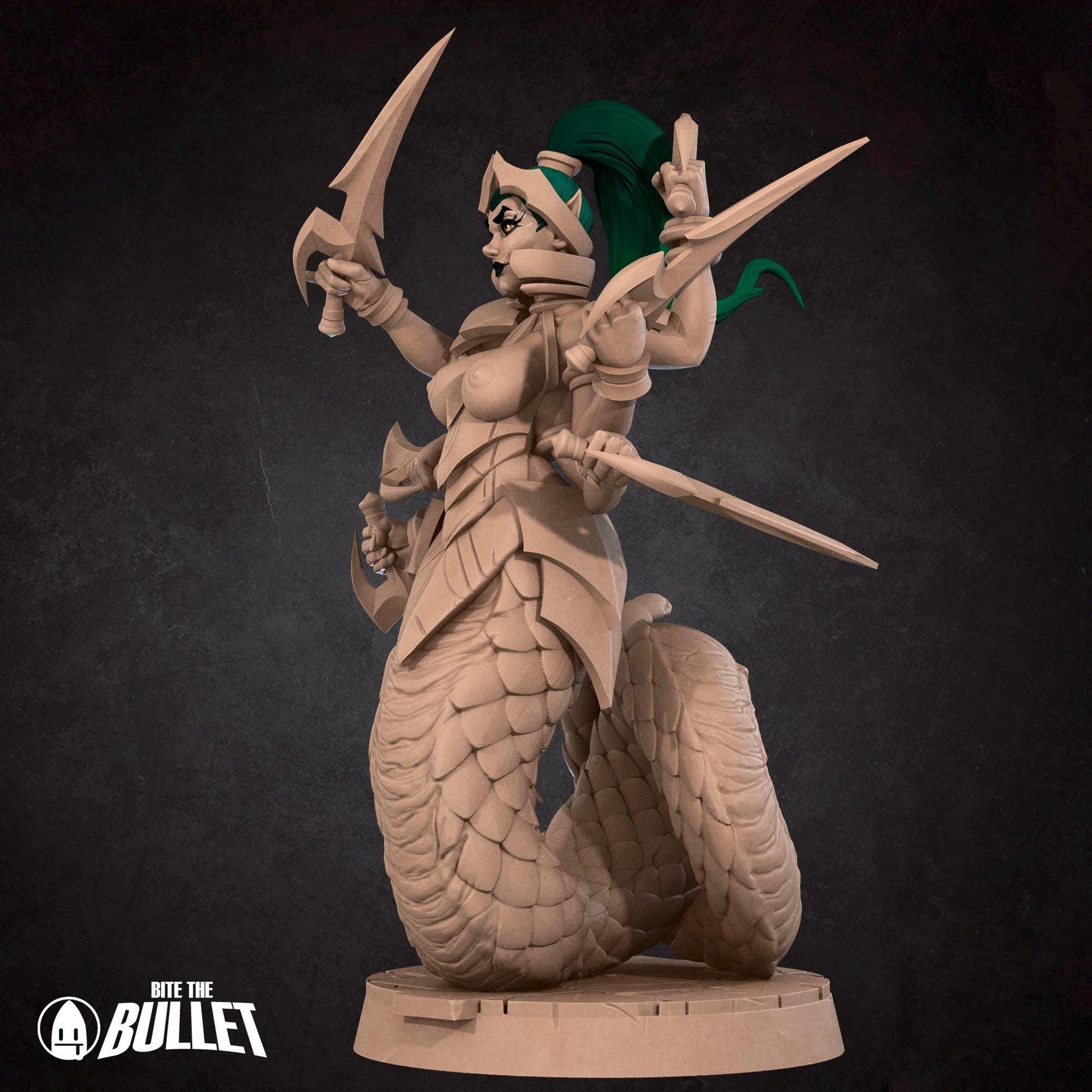 Marilith | Iconic Monsters Pt. 2 | Bite The Bullet | 35mm Scale | Resin Printed Tabletop RPG Miniature Figures