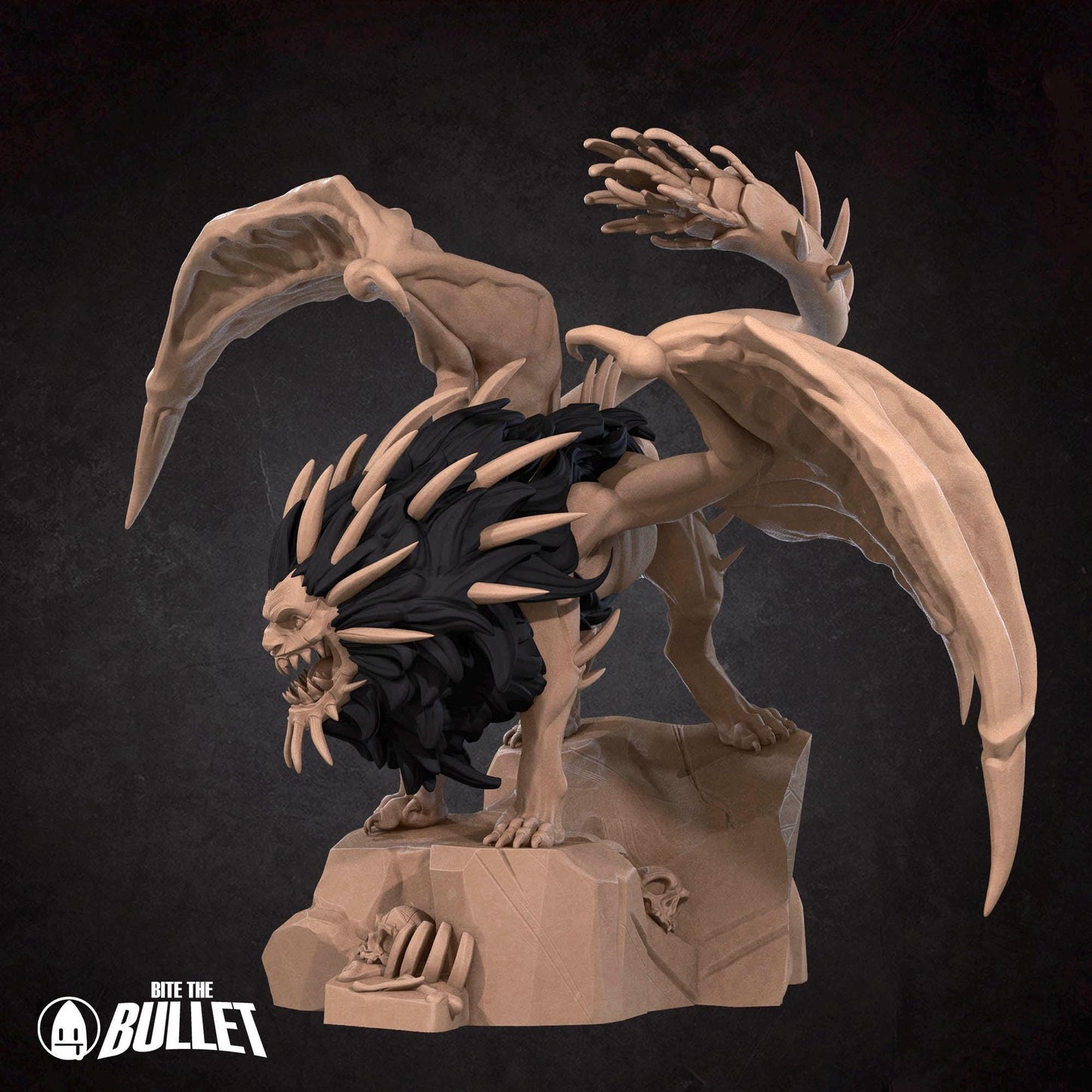 Manticore | Iconic Monsters Pt. 2 | Bite The Bullet | 35mm Scale | Resin Printed Tabletop RPG Miniature Figures