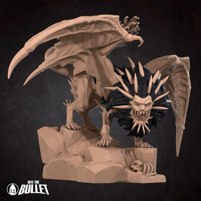 Manticore | Iconic Monsters Pt. 2 | Bite The Bullet | 35mm Scale | Resin Printed Tabletop RPG Miniature Figures