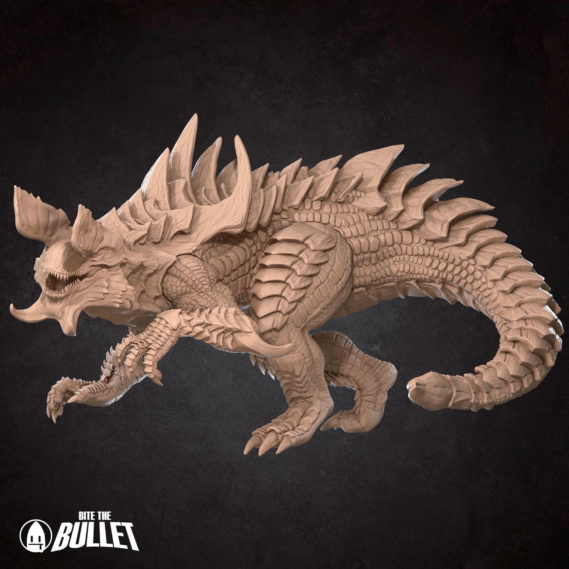 Tarrasque | Iconic Monsters Pt. 2 | Bite The Bullet | 35mm Scale | Resin Printed Tabletop RPG Miniature Figures