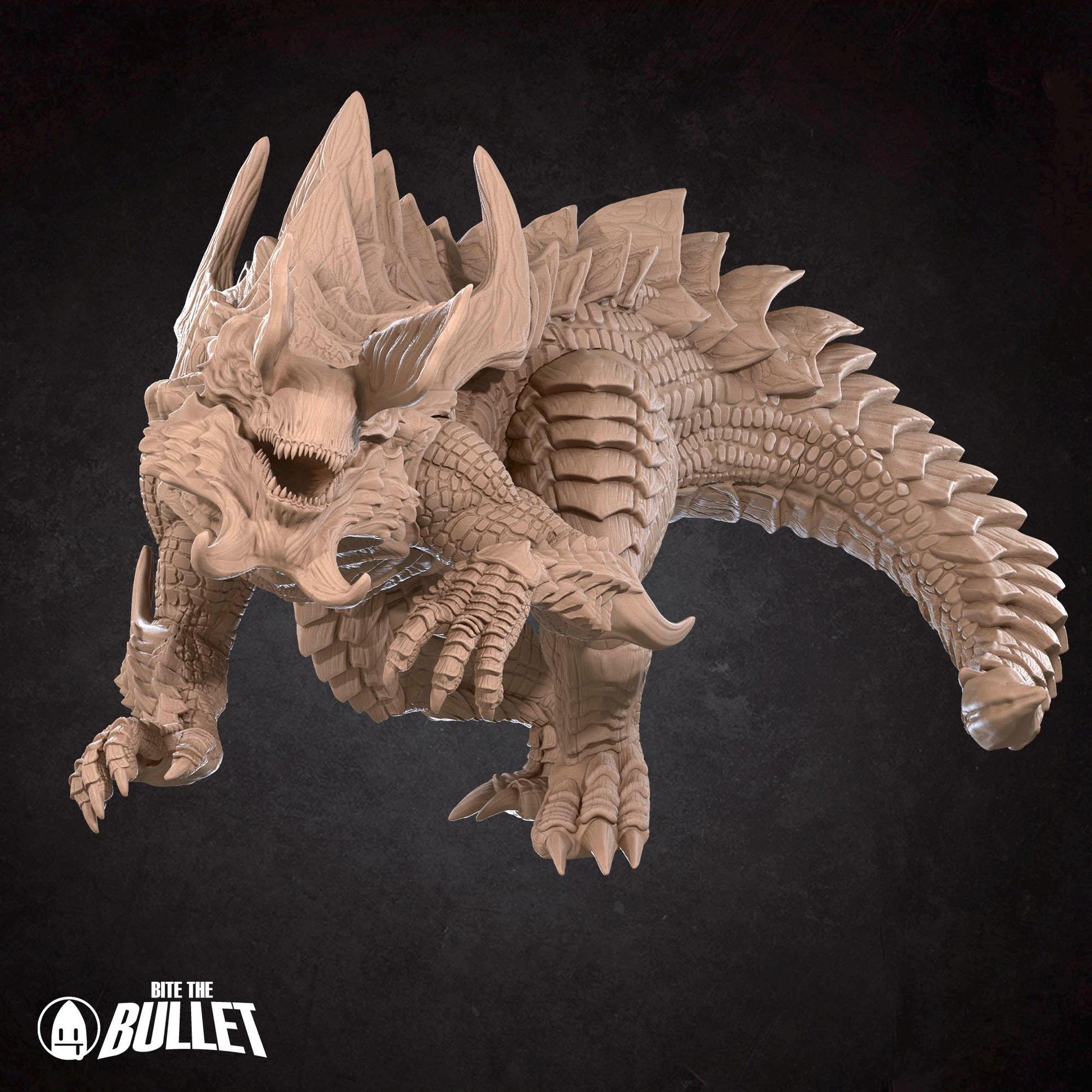 Tarrasque | Iconic Monsters Pt. 2 | Bite The Bullet | 35mm Scale | Resin Printed Tabletop RPG Miniature Figures