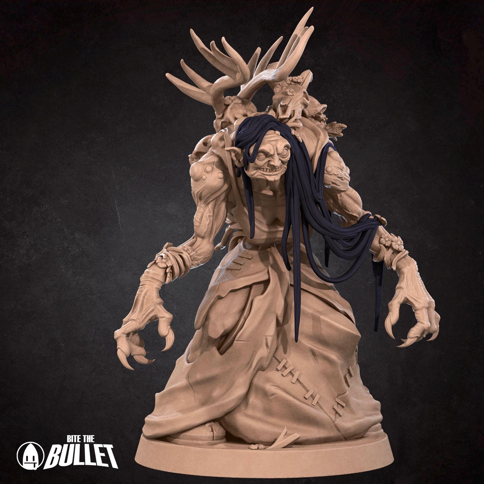 Annis Hag | Iconic Monsters Pt. 2 | Bite The Bullet | 35mm Scale | Resin Printed Tabletop RPG Miniature Figures