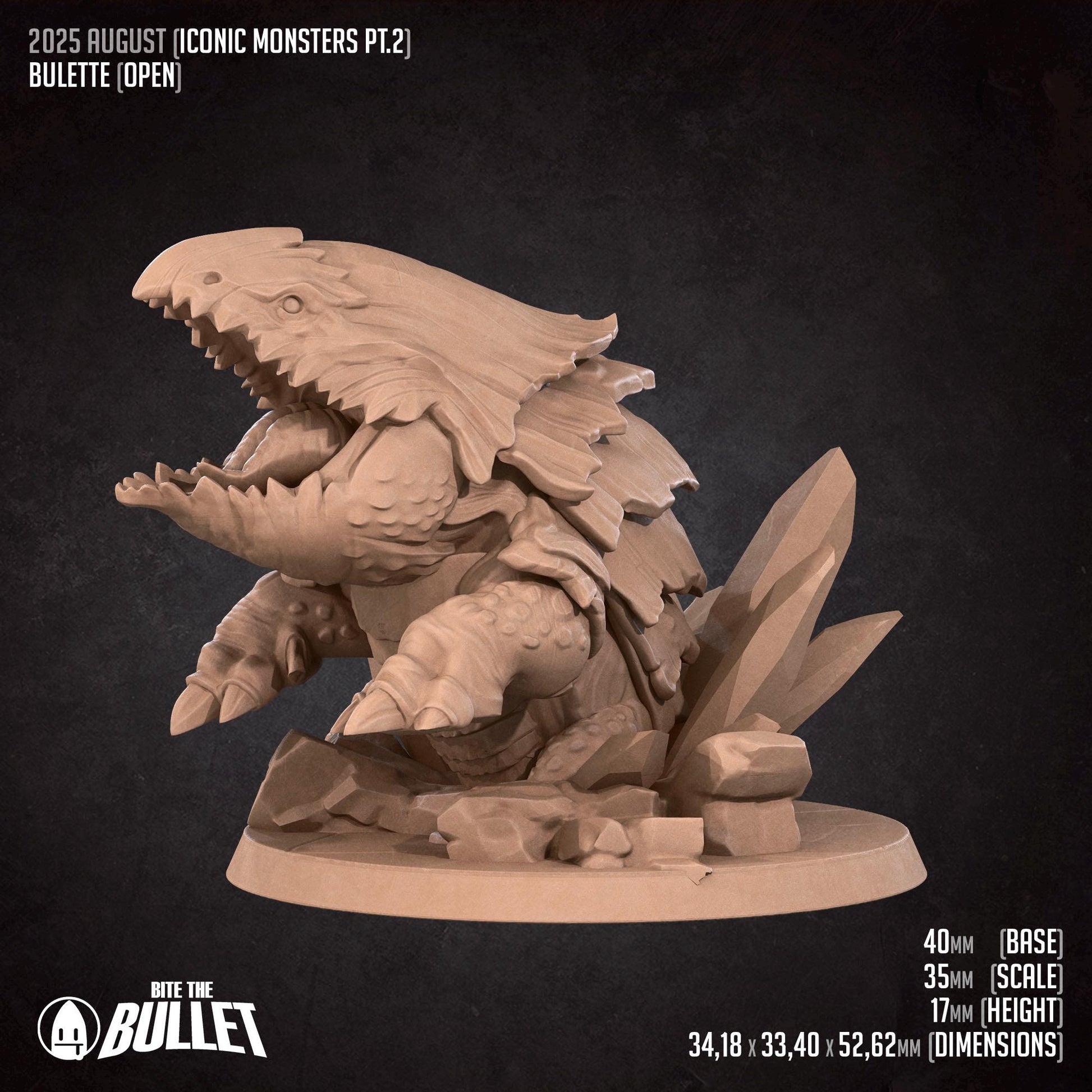 Bulettes | Iconic Monsters Pt. 2 | Bite The Bullet | 35mm Scale | Resin Printed Tabletop RPG Miniature Figures