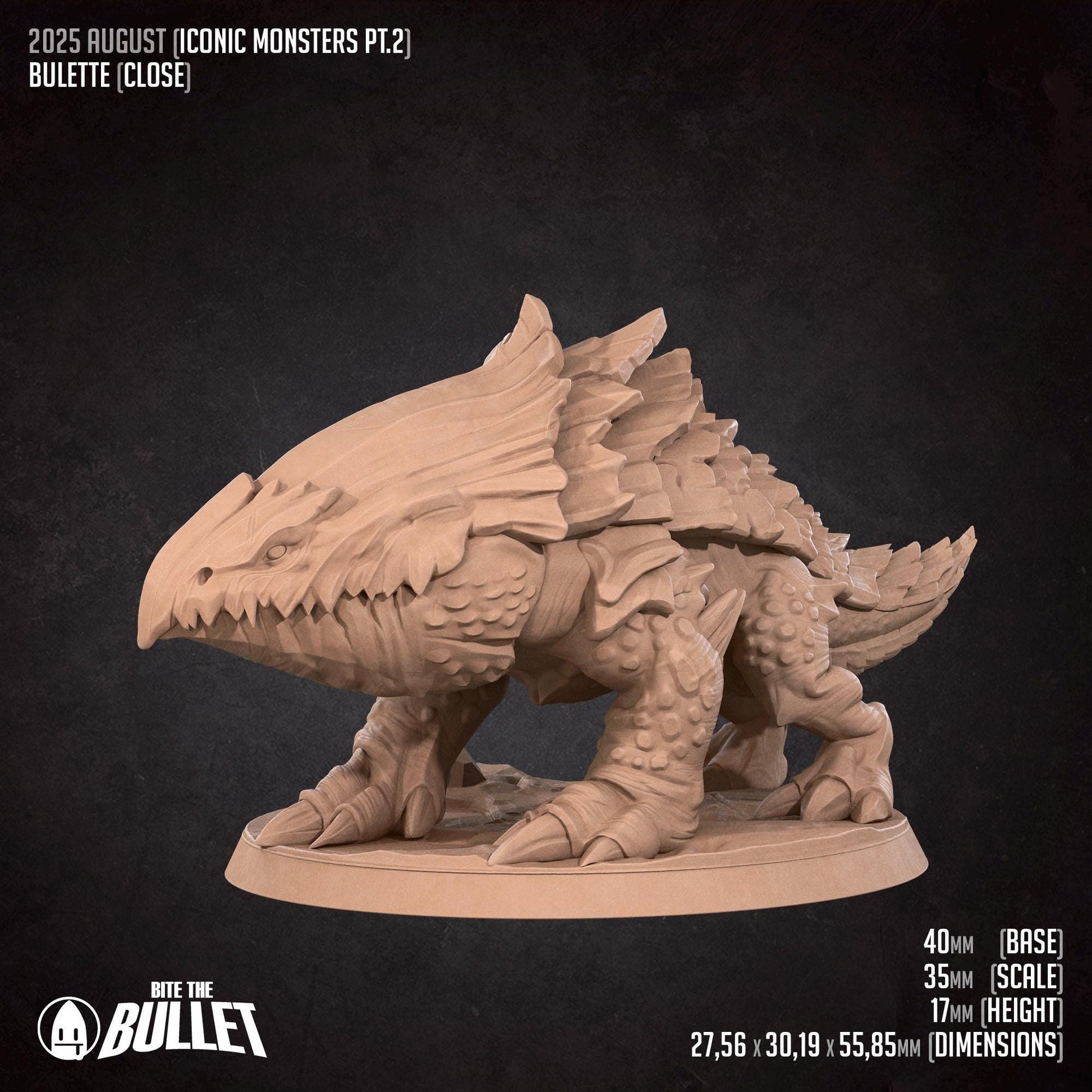 Bulettes | Iconic Monsters Pt. 2 | Bite The Bullet | 35mm Scale | Resin Printed Tabletop RPG Miniature Figures