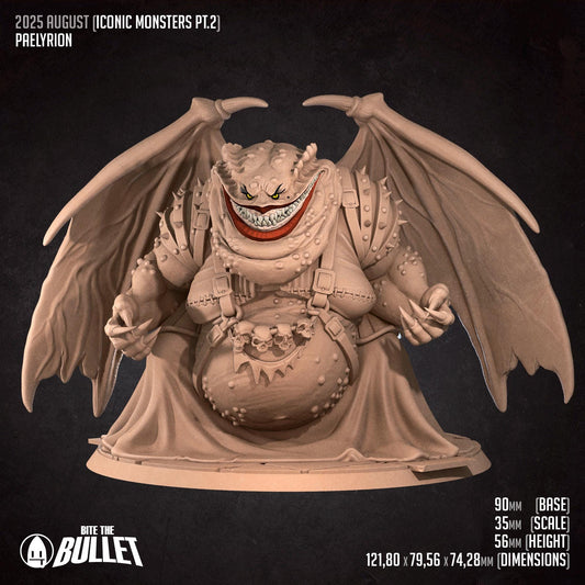 Paeliryon | Iconic Monsters Pt. 2 | Bite The Bullet | 35mm Scale | Resin Printed Tabletop RPG Miniature Figures