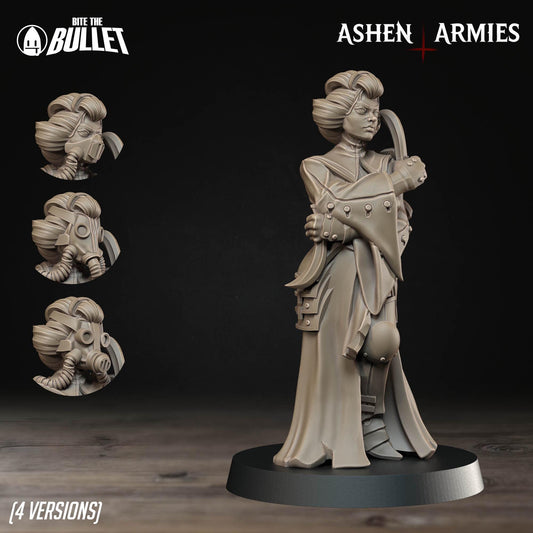 Combat Medic | Bullet Crusade: Holy Shogunate | Bite The Bullet | 35mm Scale | Resin Printed Tabletop RPG Miniature Figures