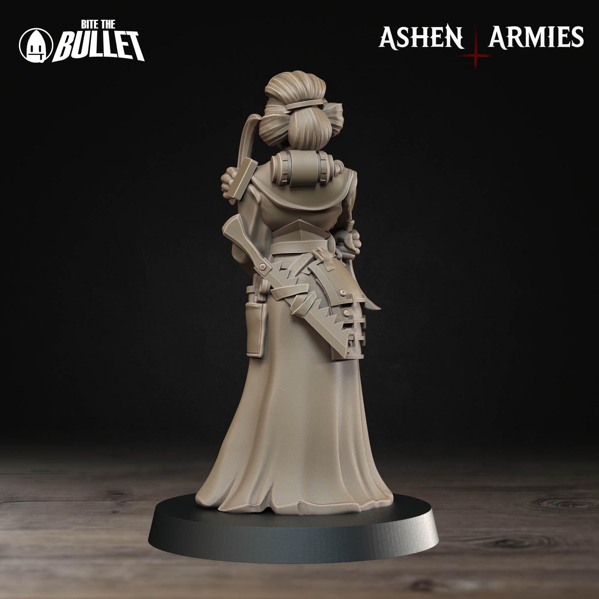 Combat Medic | Bullet Crusade: Holy Shogunate | Bite The Bullet | 35mm Scale | Resin Printed Tabletop RPG Miniature Figures