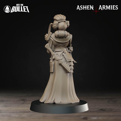 Combat Medic | Bullet Crusade: Holy Shogunate | Bite The Bullet | 35mm Scale | Resin Printed Tabletop RPG Miniature Figures
