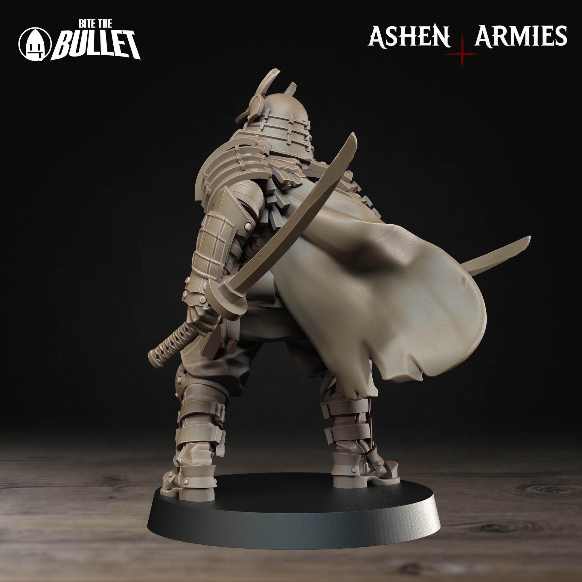 Trench Cleric | Bullet Crusade: Holy Shogunate | Bite The Bullet | 35mm Scale | Resin Printed Tabletop RPG Miniature Figures