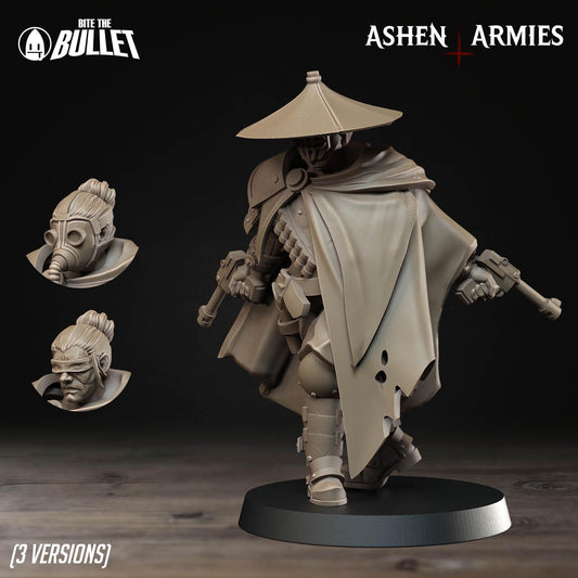 Sniper Priest | Bullet Crusade: Holy Shogunate | Bite The Bullet | 35mm Scale | Resin Printed Tabletop RPG Miniature Figures