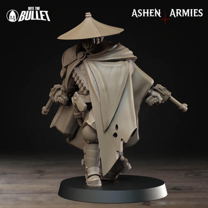 Sniper Priest | Bullet Crusade: Holy Shogunate | Bite The Bullet | 35mm Scale | Resin Printed Tabletop RPG Miniature Figures