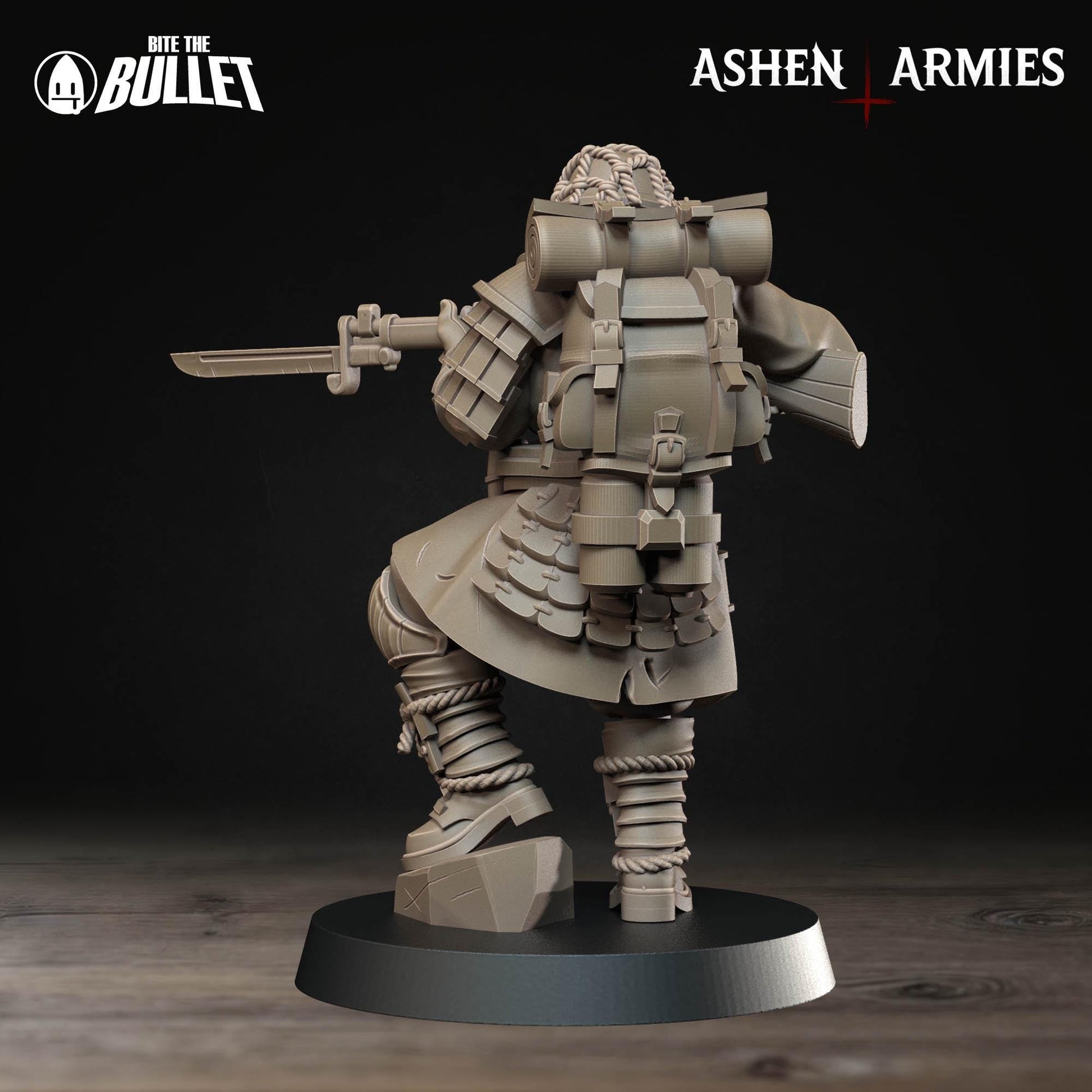 Yeomen | Bullet Crusade: Holy Shogunate | Bite The Bullet | 35mm Scale | Resin Printed Tabletop RPG Miniature Figures