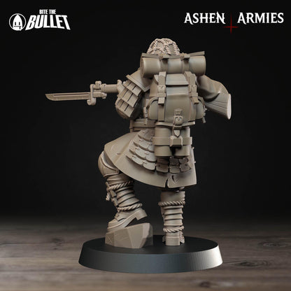 Yeomen | Bullet Crusade: Holy Shogunate | Bite The Bullet | 35mm Scale | Resin Printed Tabletop RPG Miniature Figures