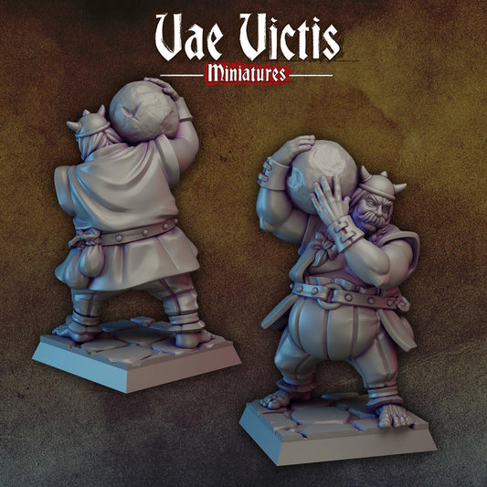 Stone Thrower | Vae Victis Miniatures | 32mm Scale Resin Printed Tabletop RPG Figures for Tabletop Roleplaying or Wargaming