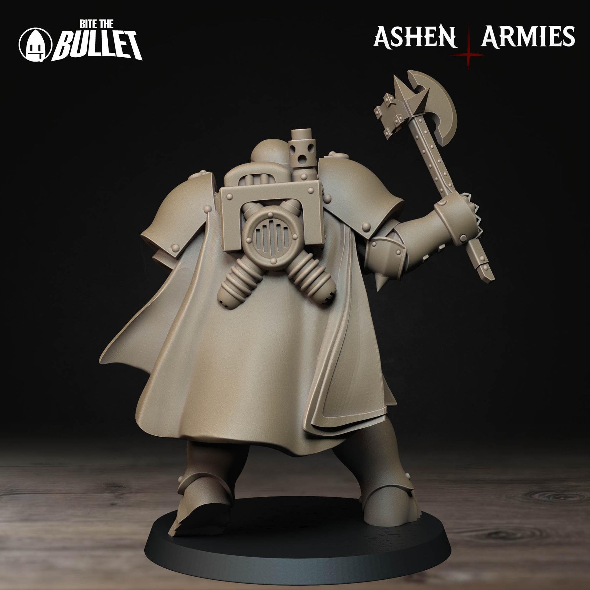 Heavy Infantry - Shotgun | Bullet Crusade: Sanctified Legion | Bite The Bullet | 35mm Scale | Resin Printed Tabletop RPG Miniature Figures