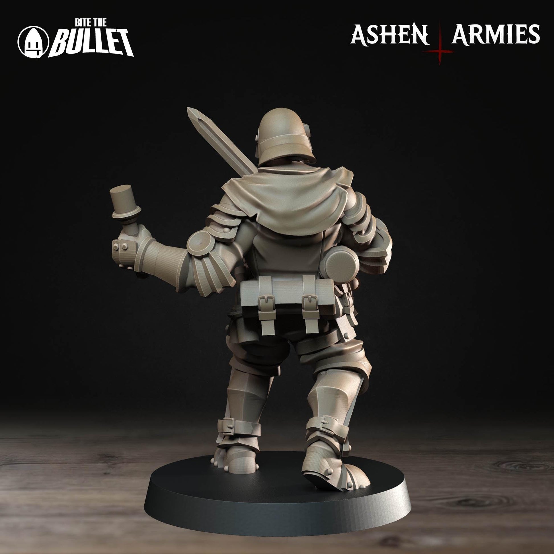 Shocktroopers | Bullet Crusade: Sanctified Legion | Bite The Bullet | 35mm Scale | Resin Printed Tabletop RPG Miniature Figures
