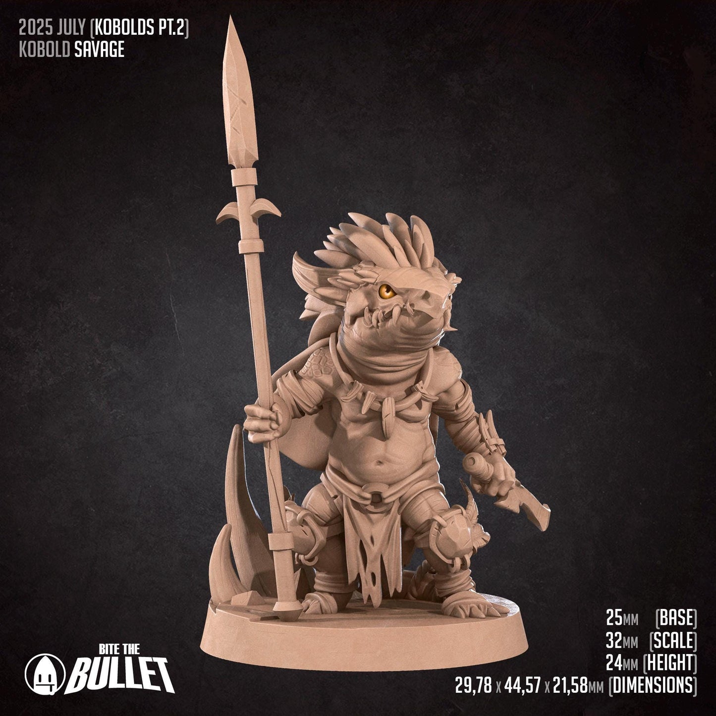 Savage | Kobolds Pt. 2 | Bite The Bullet | 35mm Scale | Resin Printed Tabletop RPG Miniature Figures