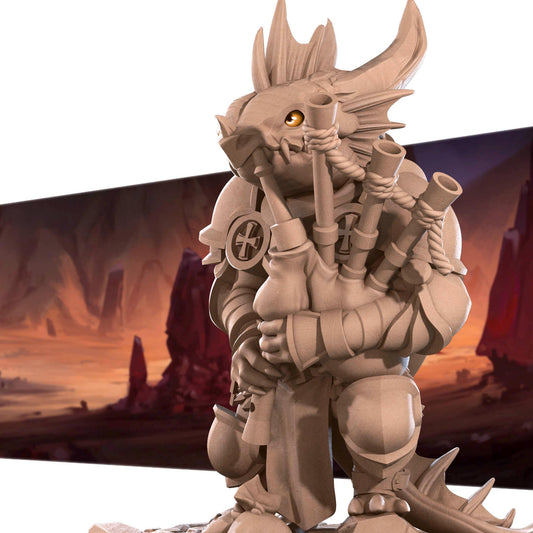 Bard-barian | Kobolds Pt. 2 | Bite The Bullet | 35mm Scale | Resin Printed Tabletop RPG Miniature Figures