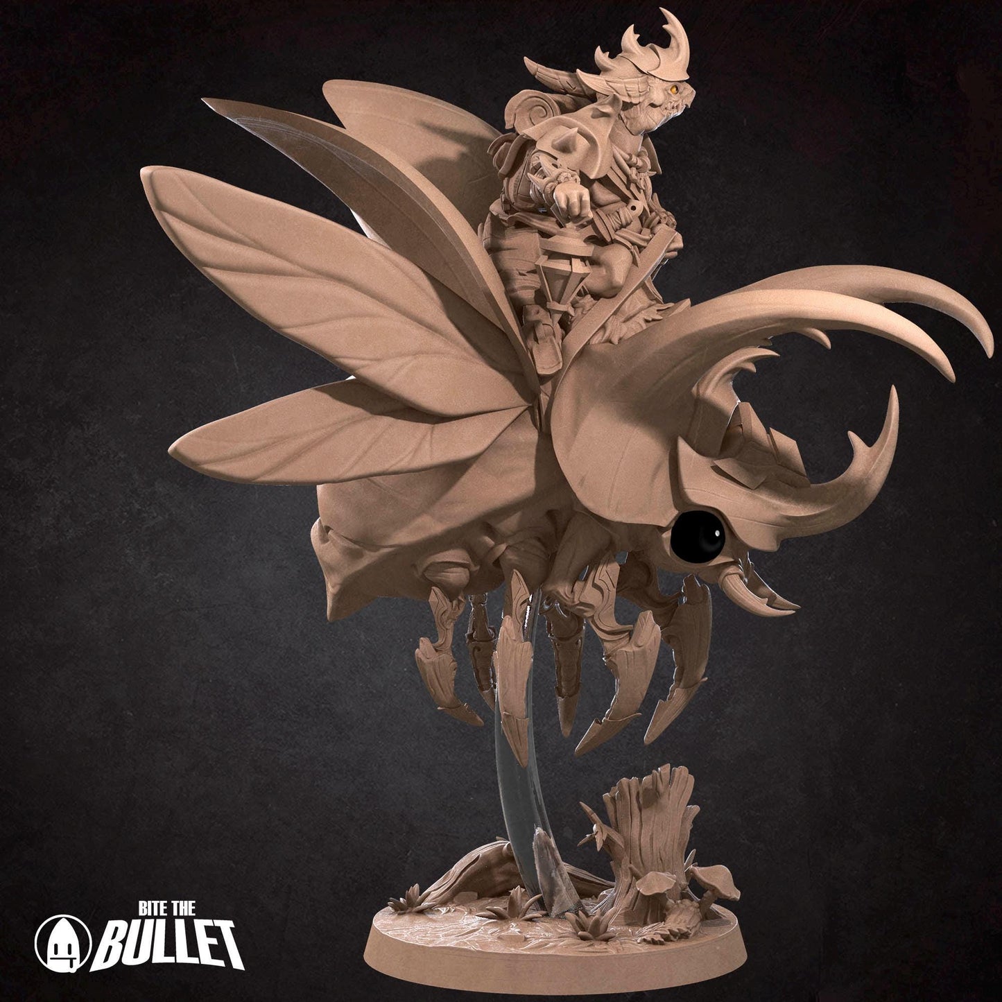 Beetle Rider | Kobolds Pt. 2 | Bite The Bullet | 35mm Scale | Resin Printed Tabletop RPG Miniature Figures