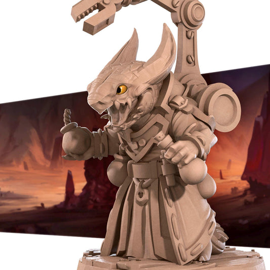 Inventor | Kobolds Pt. 2 | Bite The Bullet | 35mm Scale | Resin Printed Tabletop RPG Miniature Figures