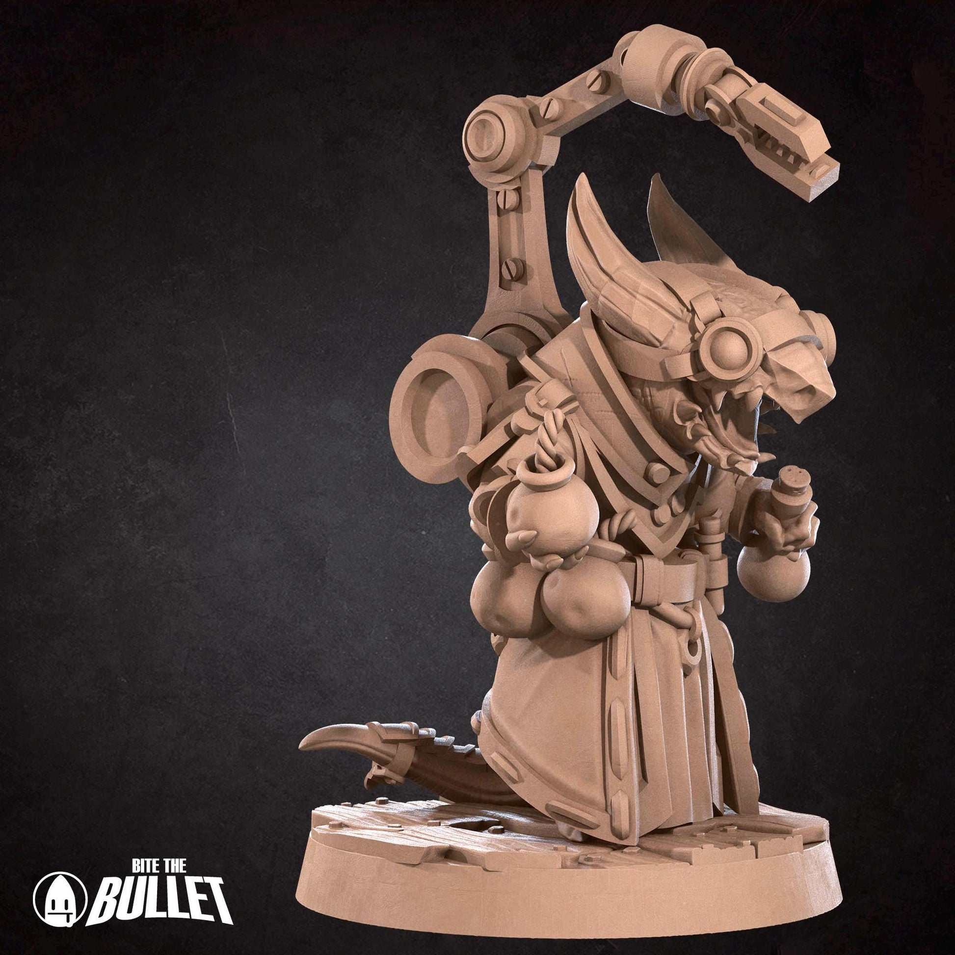 Inventor | Kobolds Pt. 2 | Bite The Bullet | 35mm Scale | Resin Printed Tabletop RPG Miniature Figures