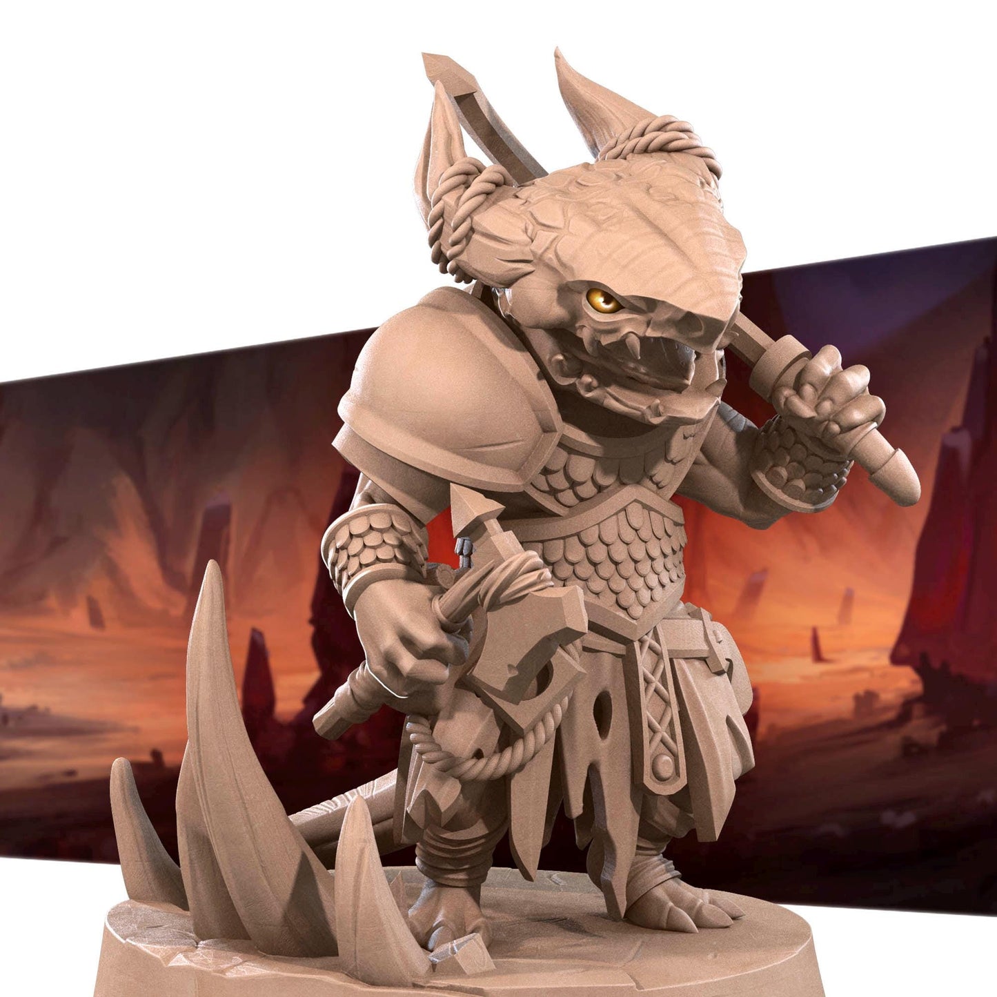 Raider | Kobolds Pt. 2 | Bite The Bullet | 35mm Scale | Resin Printed Tabletop RPG Miniature Figures