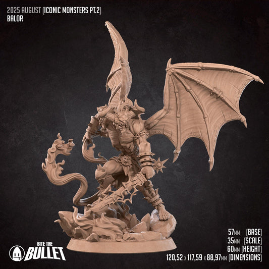 Balor | Iconic Monsters Pt. 2 | Bite The Bullet | 35mm Scale | Resin Printed Tabletop RPG Miniature Figures