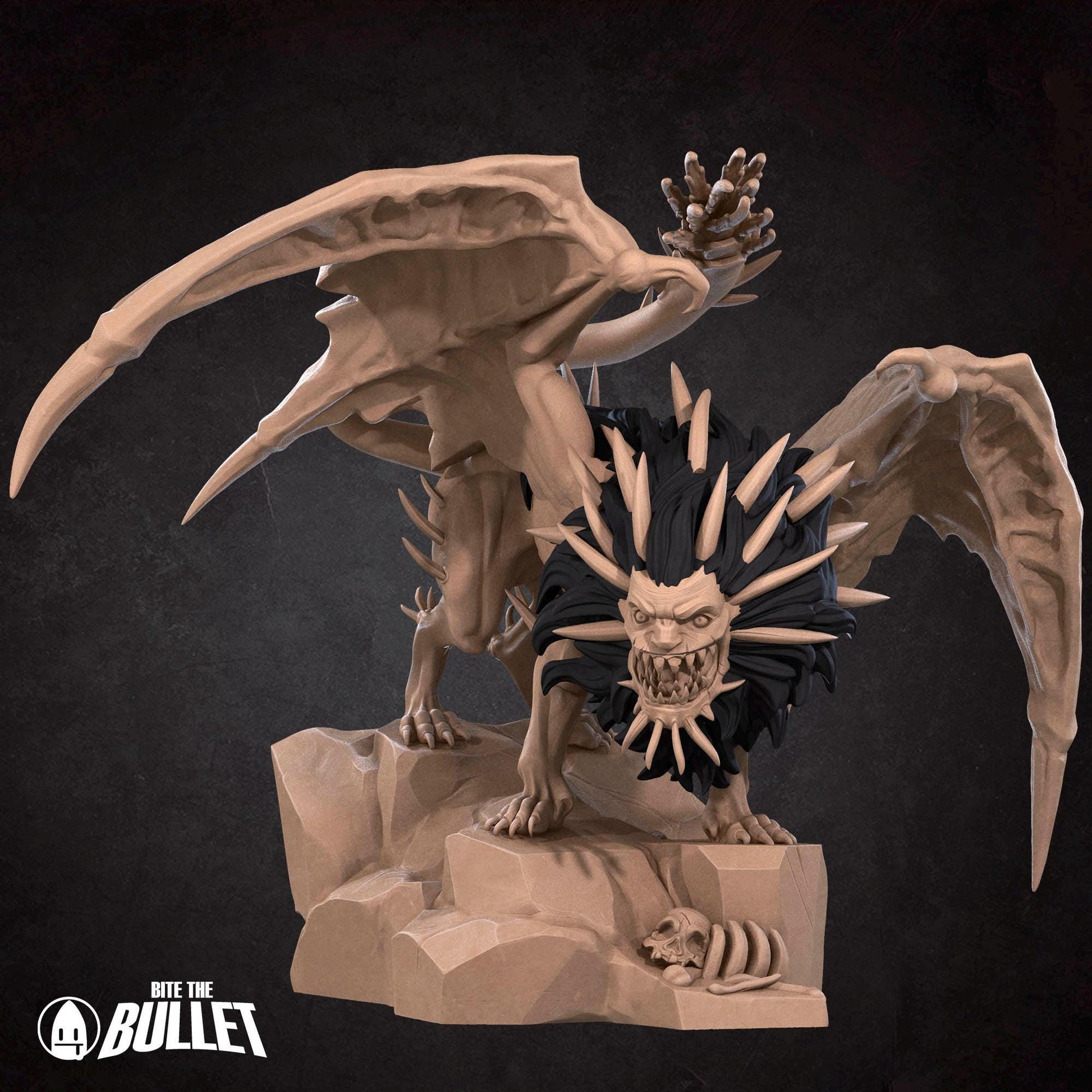 Manticore | Iconic Monsters Pt. 2 | Bite The Bullet | 35mm Scale | Resin Printed Tabletop RPG Miniature Figures