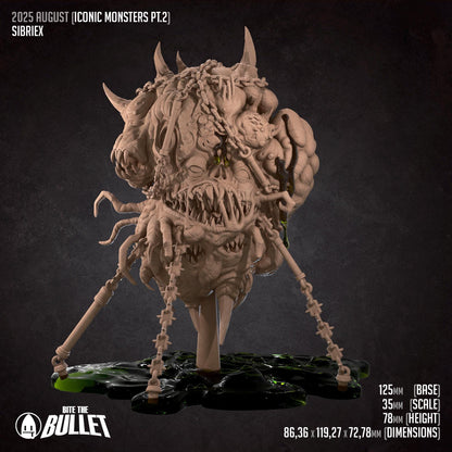 Sibriex | Iconic Monsters Pt. 2 | Bite The Bullet | 35mm Scale | Resin Printed Tabletop RPG Miniature Figures