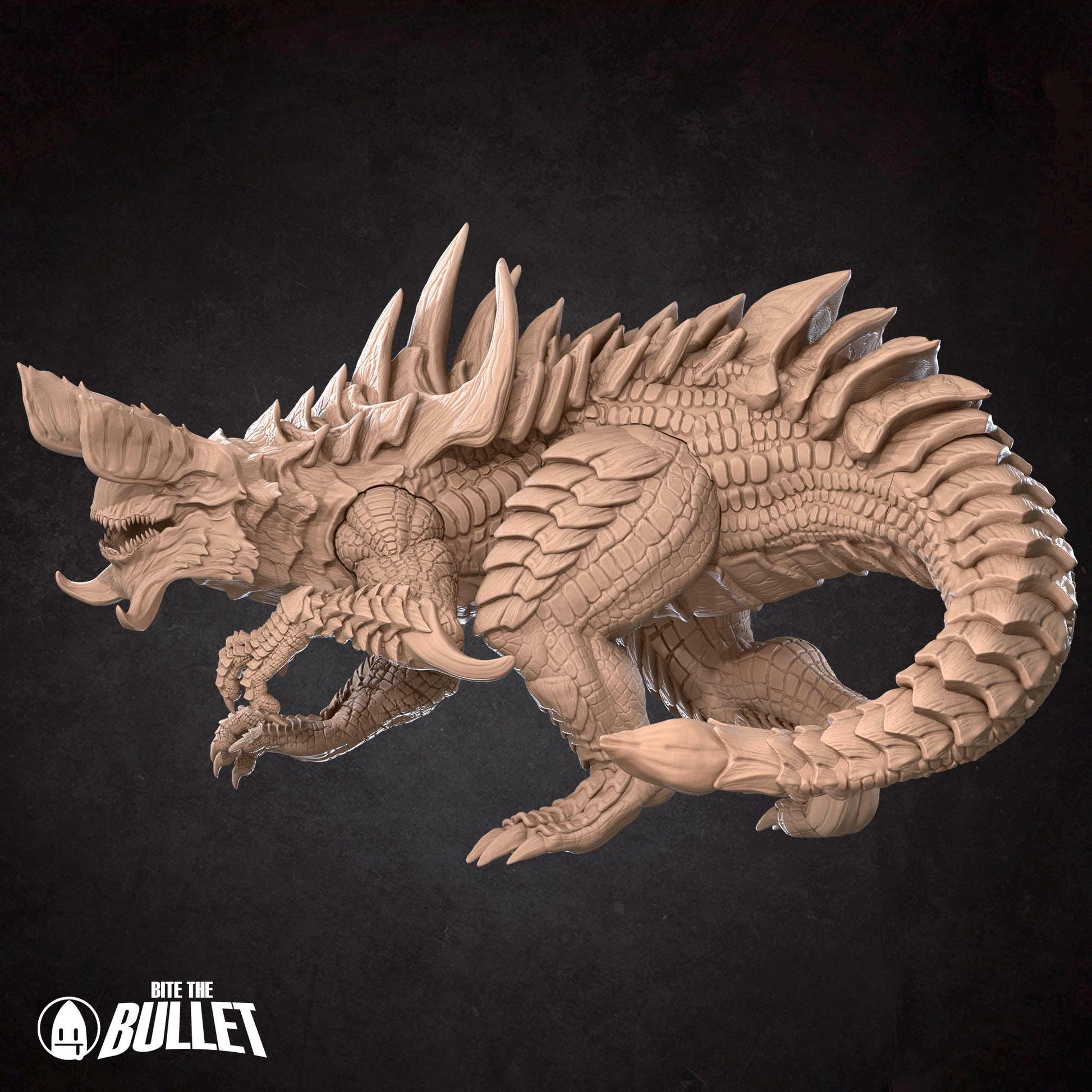 Tarrasque | Iconic Monsters Pt. 2 | Bite The Bullet | 35mm Scale | Resin Printed Tabletop RPG Miniature Figures