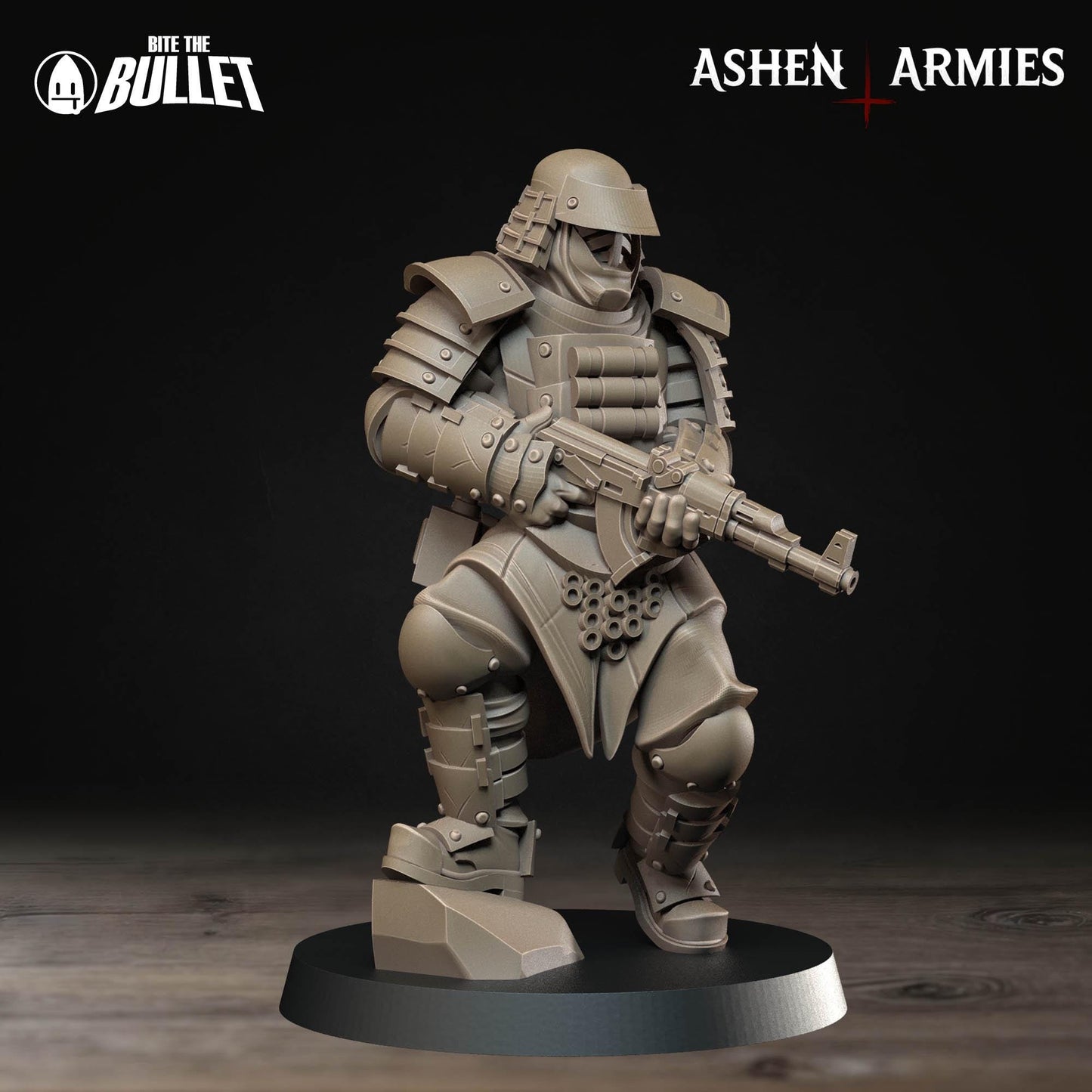 Combat Engineer | Bullet Crusade: Holy Shogunate | Bite The Bullet | 35mm Scale | Resin Printed Tabletop RPG Miniature Figures