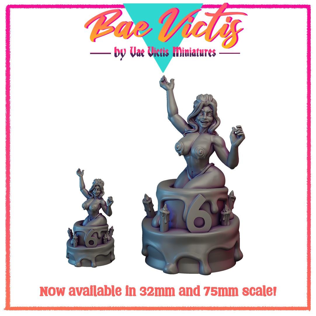6th Anniversary | Bae Victis | Vae Victis Miniatures | 32mm Scale Resin Printed Tabletop RPG Figures for Tabletop RPG's or Wargaming