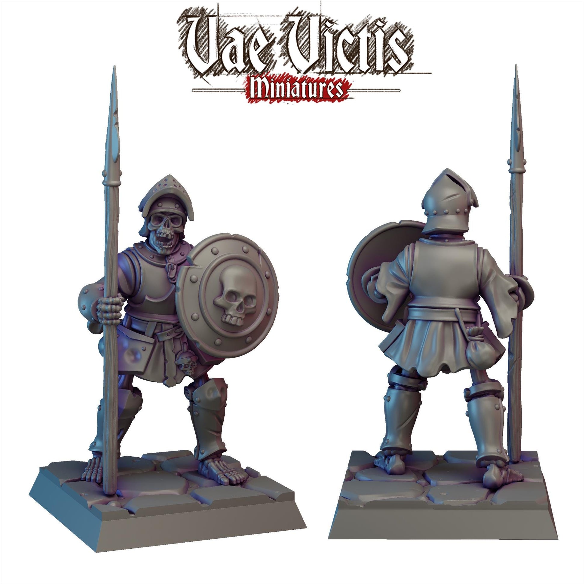Reanimated Warriors Vol 1 | Vae Victis Miniatures | 32mm Scale Resin Printed Tabletop RPG Figures for Tabletop Roleplaying or Wargaming