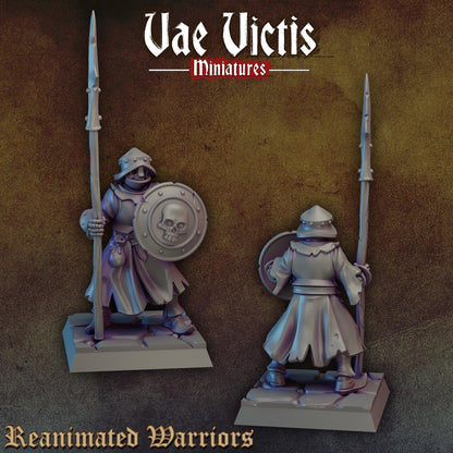 Reanimated Warriors Vol. 2 | Vae Victis Miniatures | 32mm Scale Resin Printed Tabletop RPG Figures for Tabletop Roleplaying or Wargaming