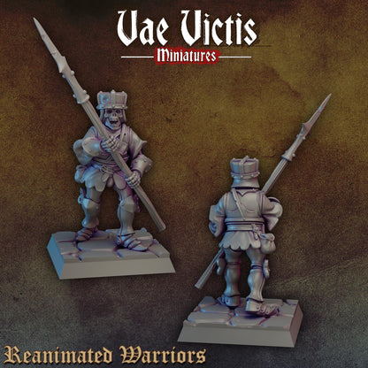 Reanimated Warriors Vol. 2 | Vae Victis Miniatures | 32mm Scale Resin Printed Tabletop RPG Figures for Tabletop Roleplaying or Wargaming
