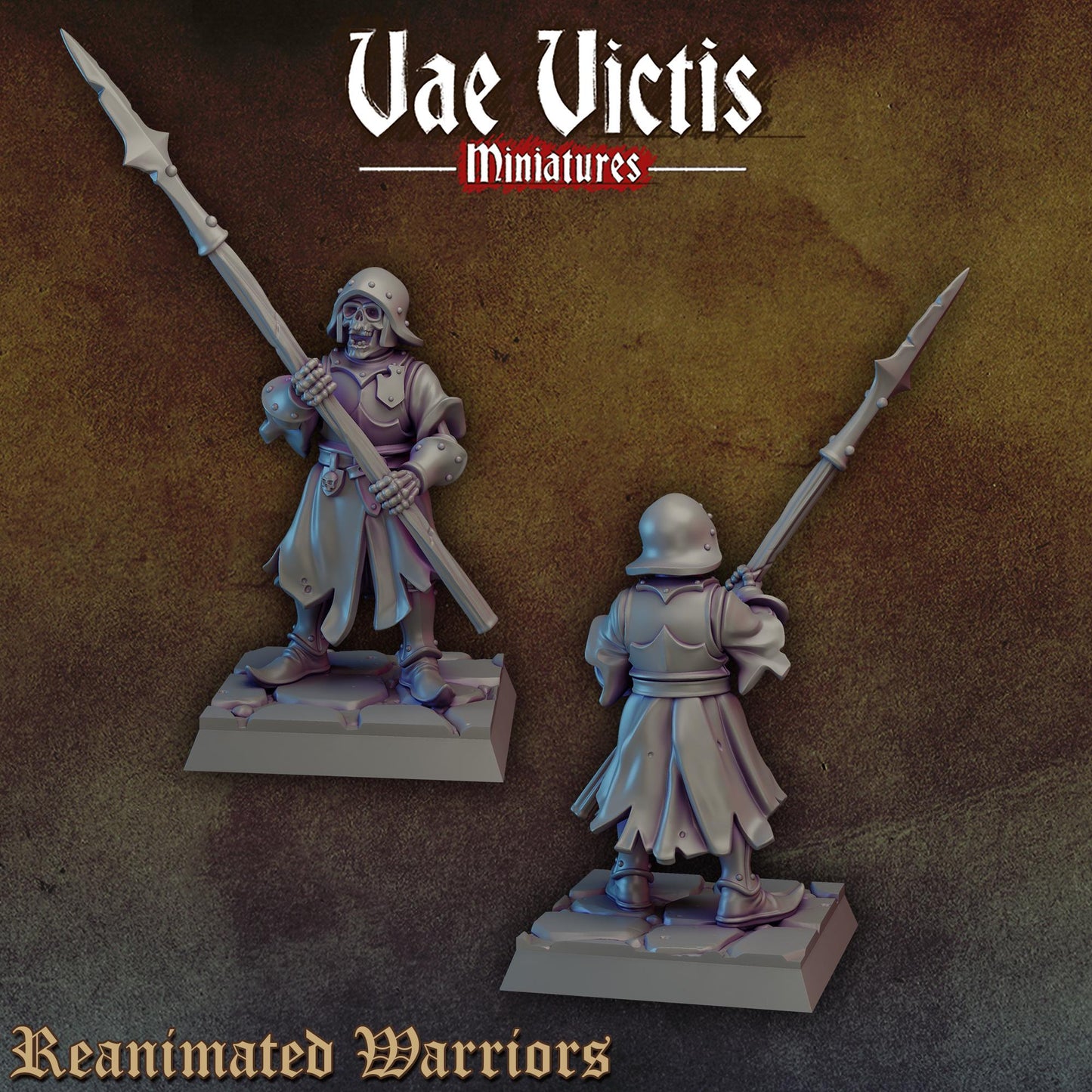 Reanimated Warriors Vol. 2 | Vae Victis Miniatures | 32mm Scale Resin Printed Tabletop RPG Figures for Tabletop Roleplaying or Wargaming