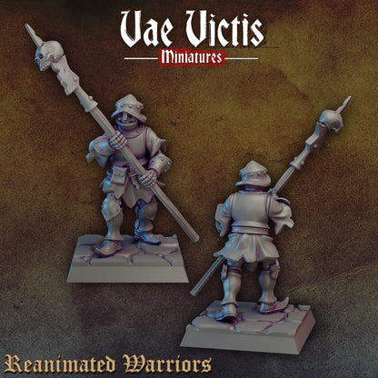 Reanimated Warriors Vol. 2 | Vae Victis Miniatures | 32mm Scale Resin Printed Tabletop RPG Figures for Tabletop Roleplaying or Wargaming