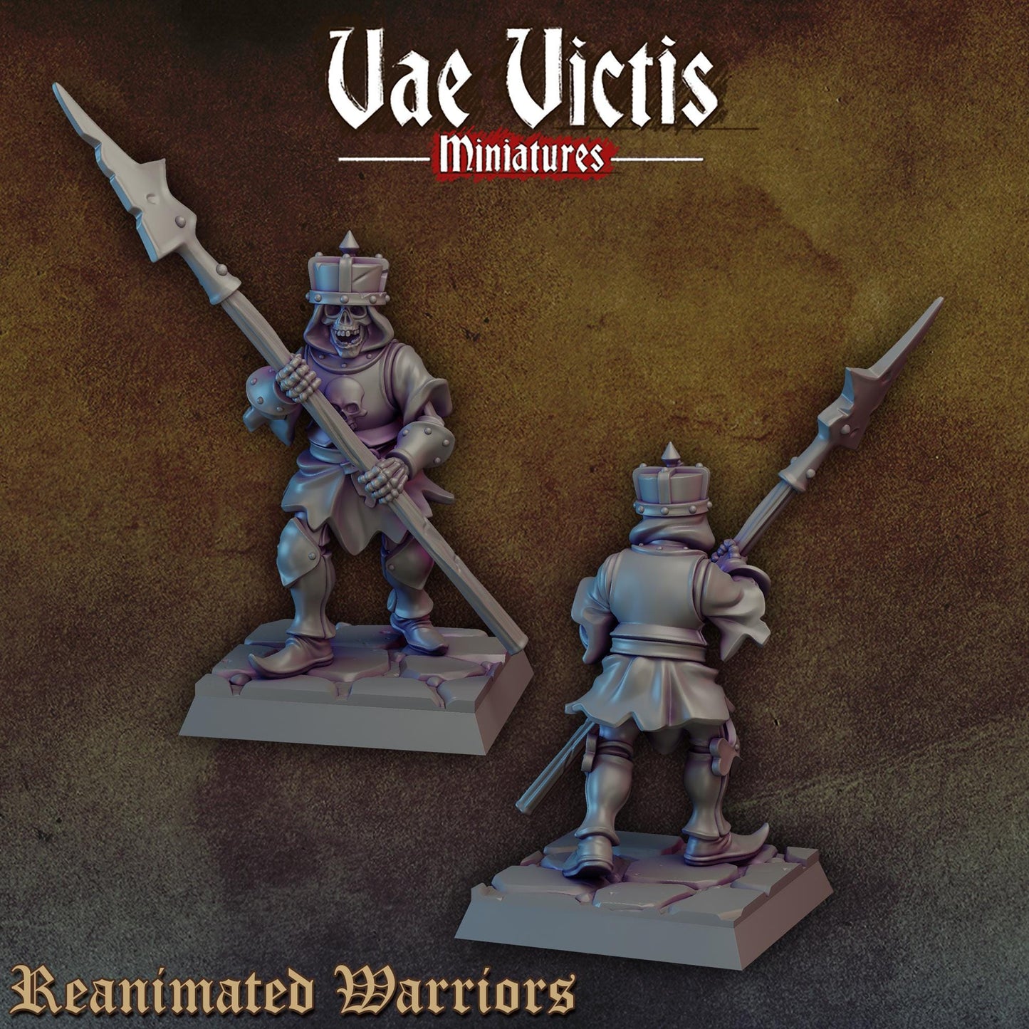 Reanimated Warriors Vol. 2 | Vae Victis Miniatures | 32mm Scale Resin Printed Tabletop RPG Figures for Tabletop Roleplaying or Wargaming