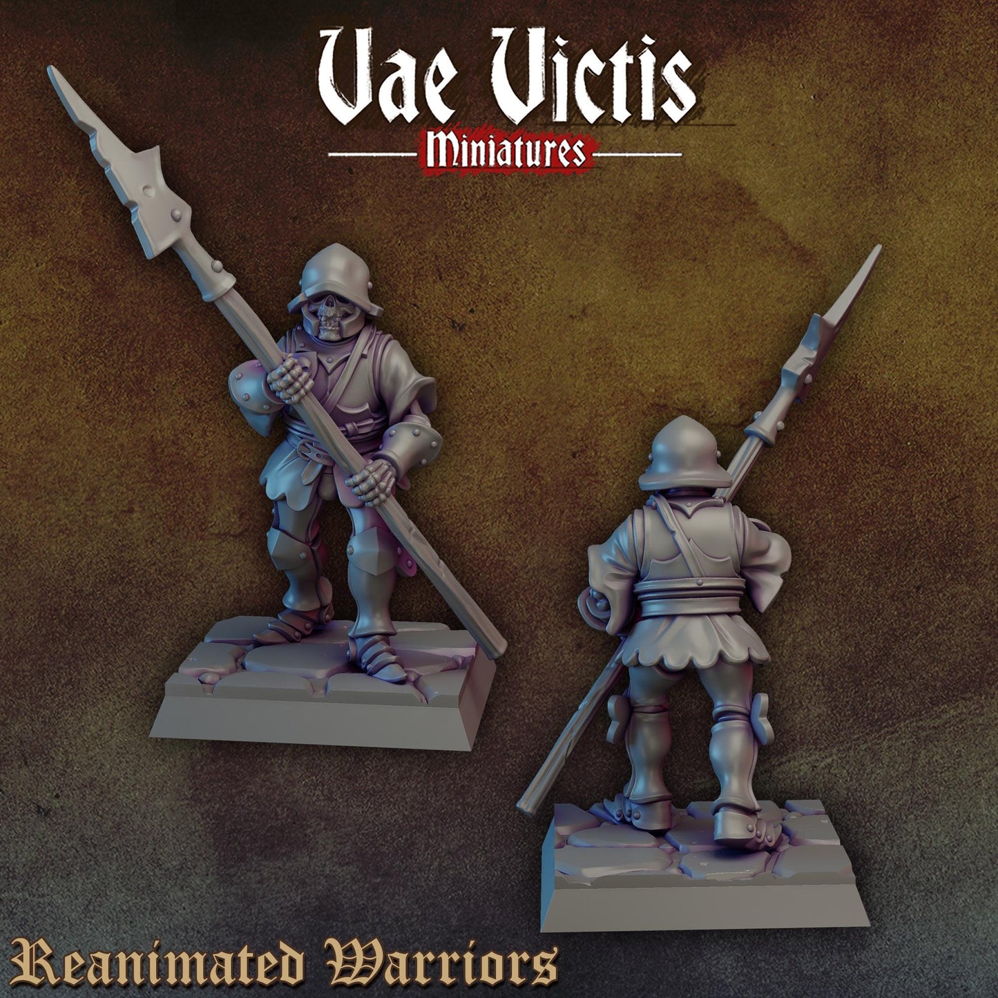 Reanimated Warriors Vol. 2 | Vae Victis Miniatures | 32mm Scale Resin Printed Tabletop RPG Figures for Tabletop Roleplaying or Wargaming