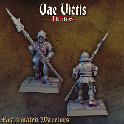 Reanimated Warriors Vol. 2 | Vae Victis Miniatures | 32mm Scale Resin Printed Tabletop RPG Figures for Tabletop Roleplaying or Wargaming