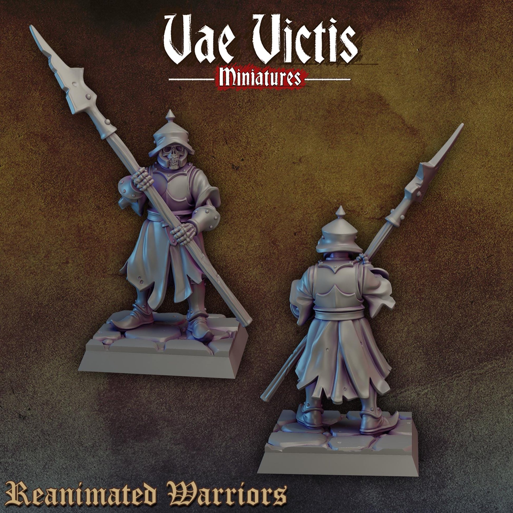 Reanimated Warriors Vol. 2 | Vae Victis Miniatures | 32mm Scale Resin Printed Tabletop RPG Figures for Tabletop Roleplaying or Wargaming
