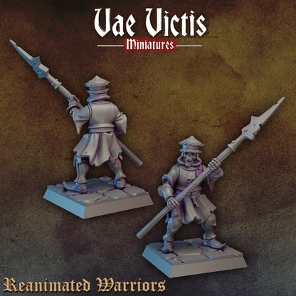 Reanimated Warriors Vol. 2 | Vae Victis Miniatures | 32mm Scale Resin Printed Tabletop RPG Figures for Tabletop Roleplaying or Wargaming