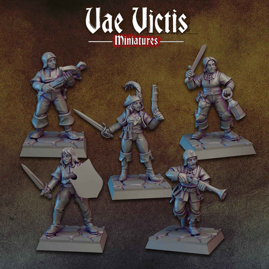 Blood And Gold Vol. 6 | Vae Victis Miniatures | 32mm Scale Resin Printed Tabletop RPG Figures for Tabletop Roleplaying or Wargaming