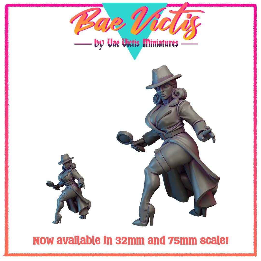Detective | Bae Victis | Vae Victis Miniatures | 32mm Scale Resin Printed Tabletop RPG Figures for TTRPG's or Wargaming