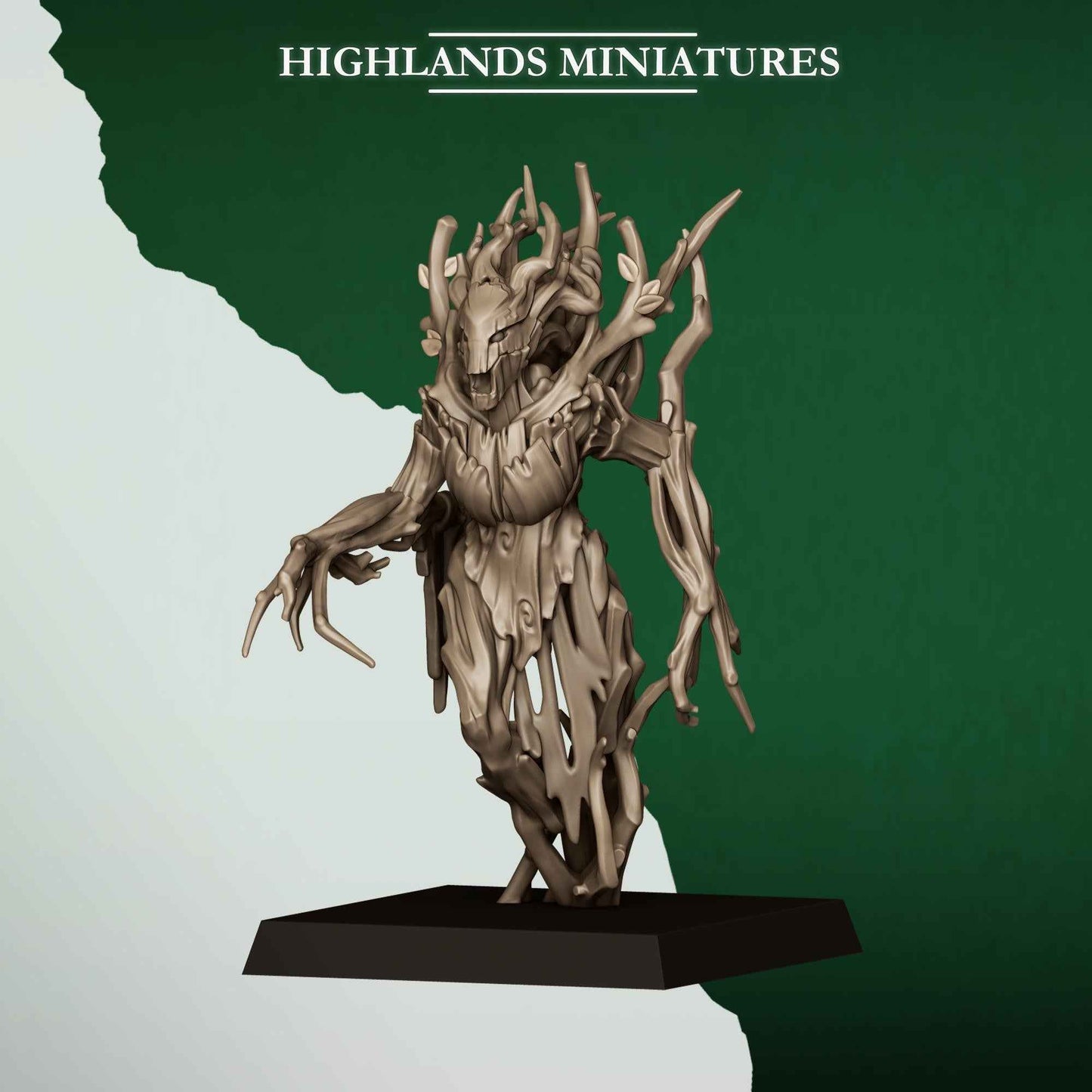 Feral Dryads | Feral Elves | Highlands Miniatures | 32mm Scale Resin Tabletop RPG Figures for Roleplaying and Wargaming