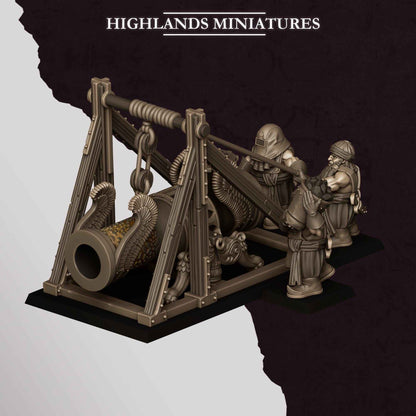 Cannon | Sons of Marduk | Highlands Miniatures | 32mm Scale Resin Tabletop RPG Figures for Roleplaying and Wargaming