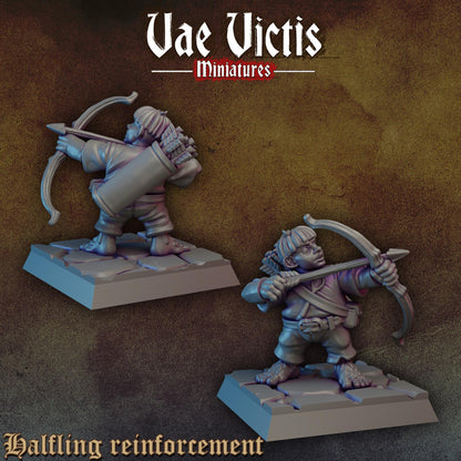 Halfling Reinforcements | Vae Victis Miniatures | 32mm Scale Resin Printed Tabletop RPG Figures for Tabletop Roleplaying or Wargaming