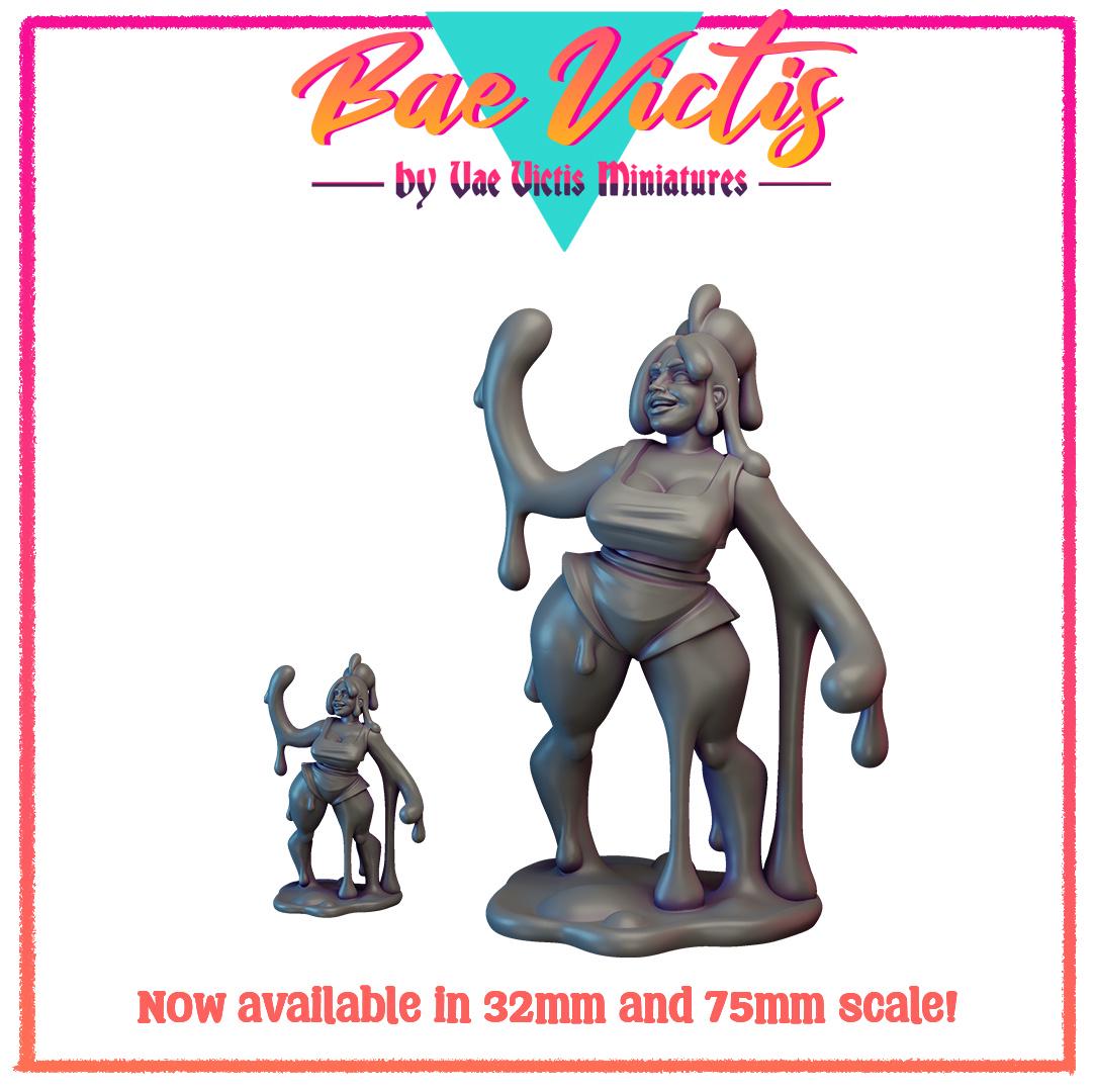 Slime Bae | Bae Victis | Vae Victis Miniatures | 32mm Scale Resin Printed Tabletop RPG Figures for Tabletop RPG's or Wargaming